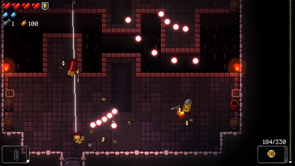 Enter the Gungeon is a roguelike bullet hell game